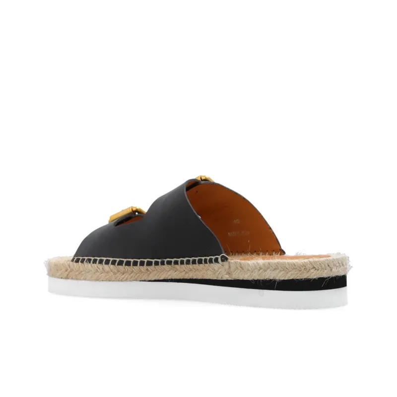 See By Chloe Glyn Slide Slippers Women's Black-4