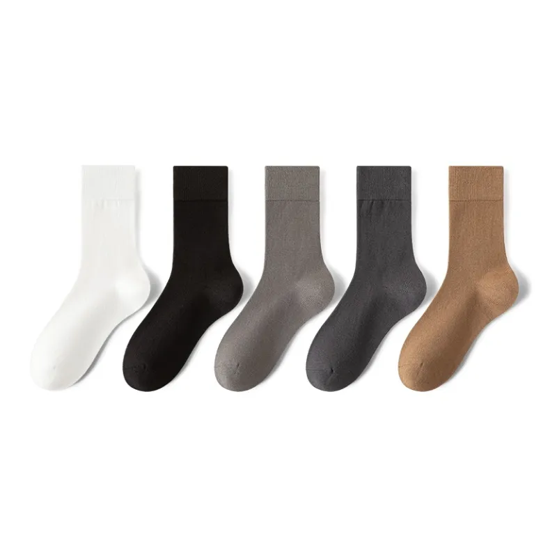 MIIOW Knee High Socks Men's 5 Pack-0