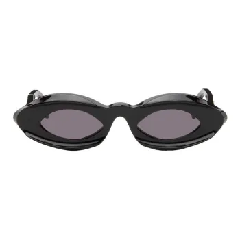 MARNI Acetate Irregular Shape Sunglasses Men's Black