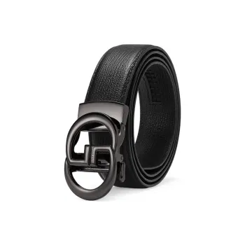 CARLE KELLEN Genuine Leather Automatic Buckle Belt Cow Leather Leather Belts Men's Width: 3.5cm