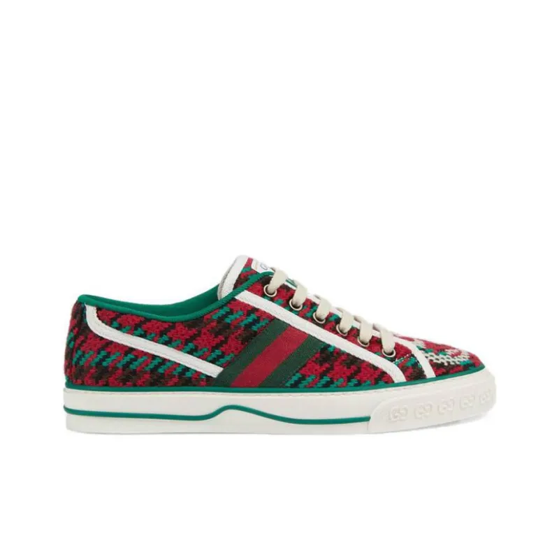 GUCCI Women's Tennis 1977 'Houndstooth Motif' Women's-1