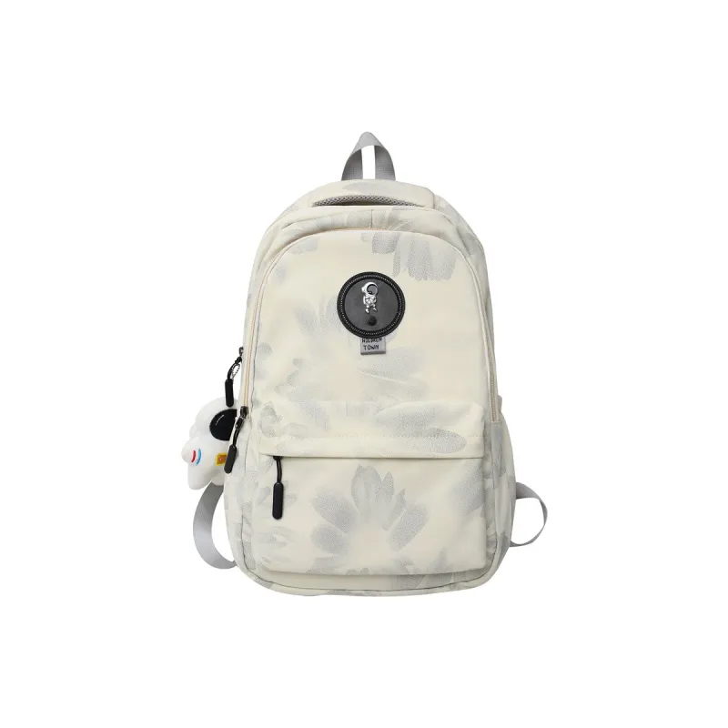 KAKAXI Nylon Backpack Unisex Black/White/Yellow/Green/Pink-5