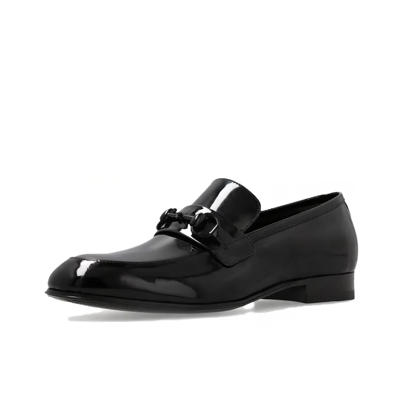 GUCCI Horsebit Loafers Men's Black-0