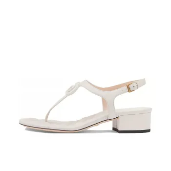 GUCCI One Strap Sandals Women's White