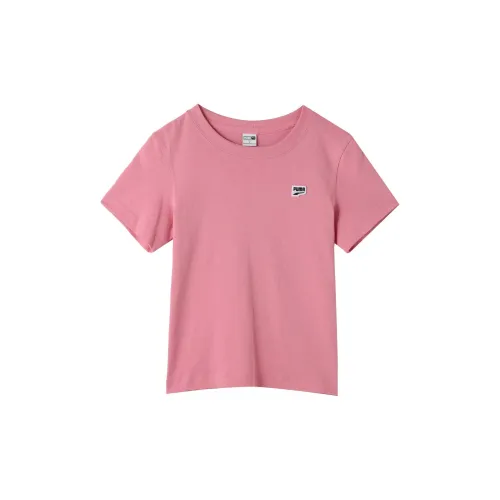 PUMA T-Shirts Women's Light Pink