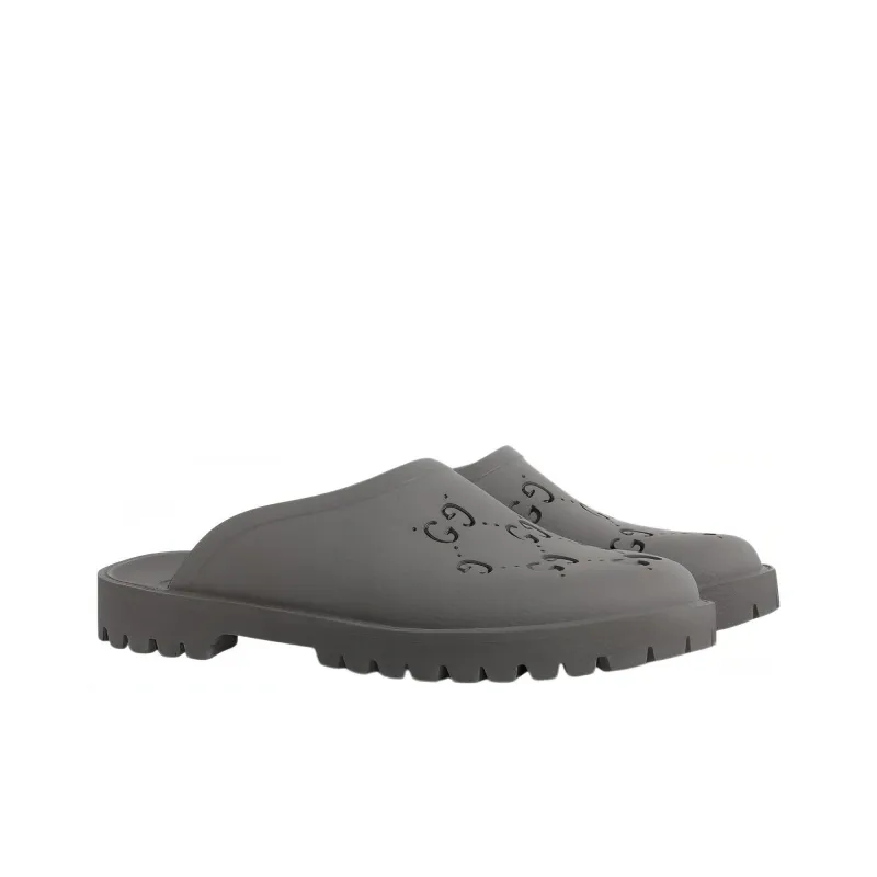 GUCCI GG Sandals Dark Grey-2