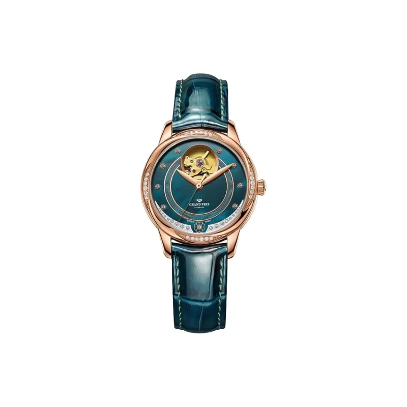 GRAND PRIX Automatic Mechanical Movement Women's Watch Watch Mother-of-Pearl Color Watch Dial-3