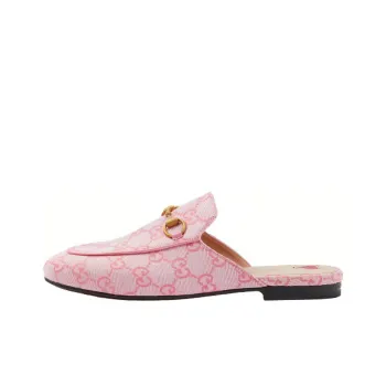 GUCCI 2015 Re Edition Princetown Closed Toe Slippers Women's Pink