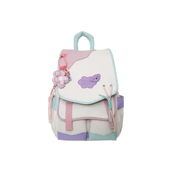 Elsvet Nylon Carry Backpack Regular Unisex Multicolor