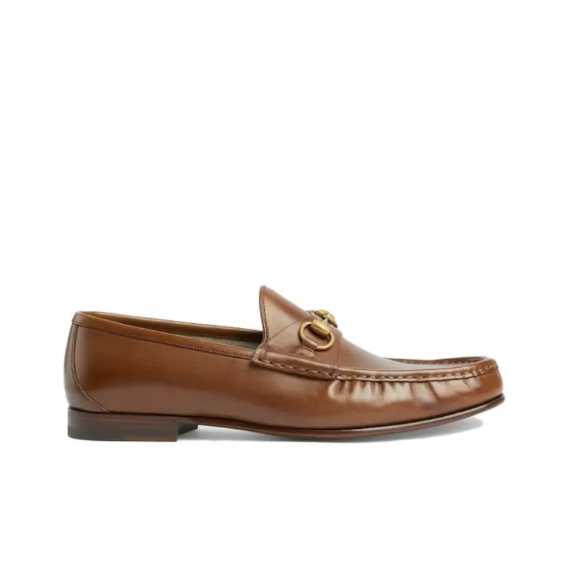 GUCCI Horsebit 1953 Leather Loafers-1