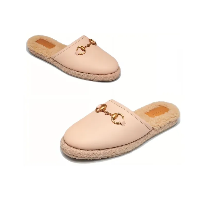 GUCCI Horsebit Odor Resistant Closed Toe Slippers Women's-2