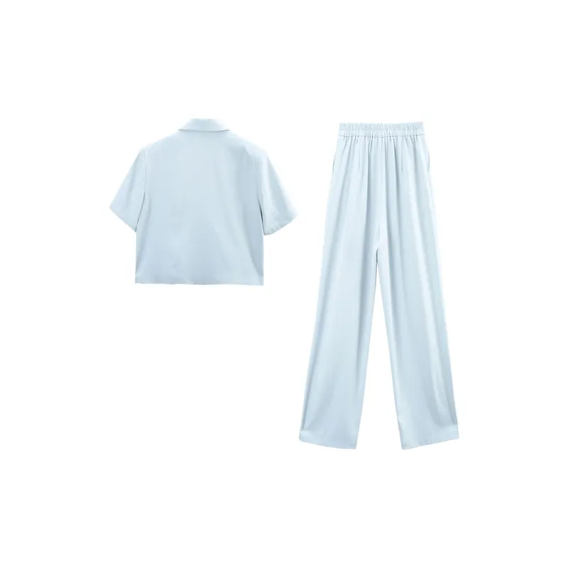 A Paradise For Awakening Business Suit Women's Blue-1