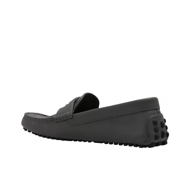 GUCCI Gommino Loafers Men Low Top Gray-3