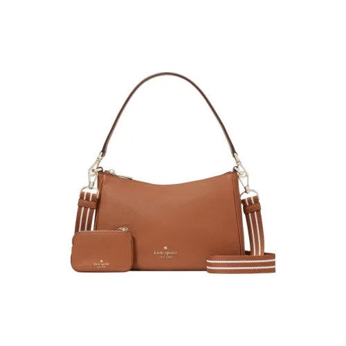 Kate Spade Eggstone Grain Leather Crossbody Bag Shoulder Bag Women's Brown