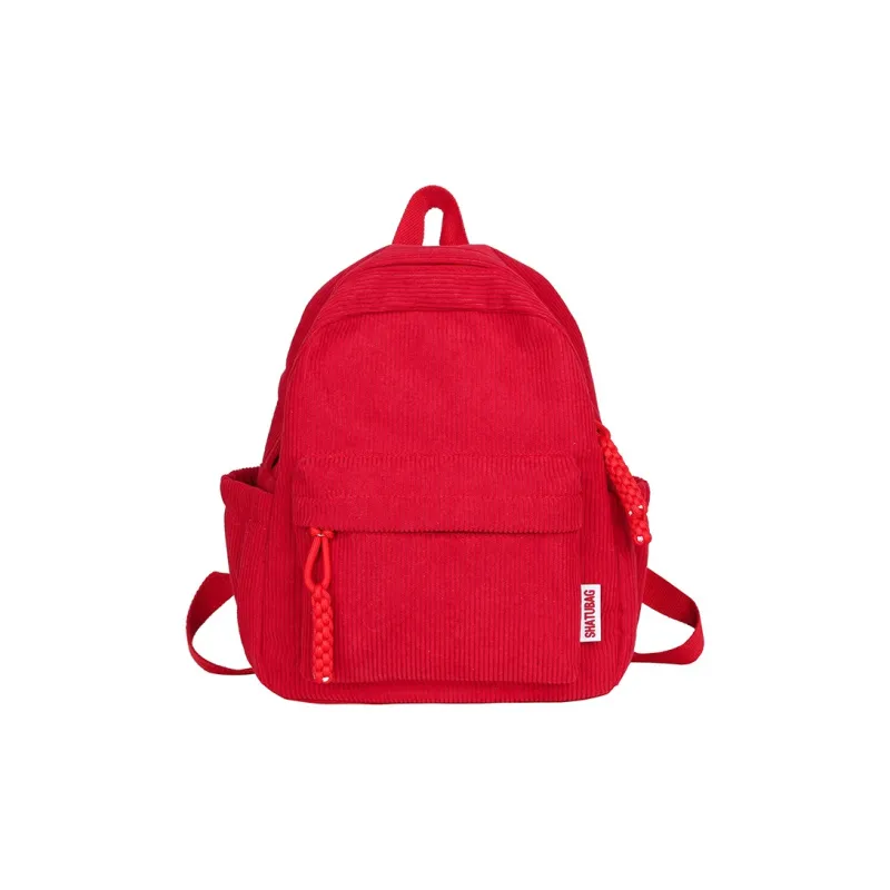 Barang Bear Corduroy Backpack Small Size Unisex Multicolor-6