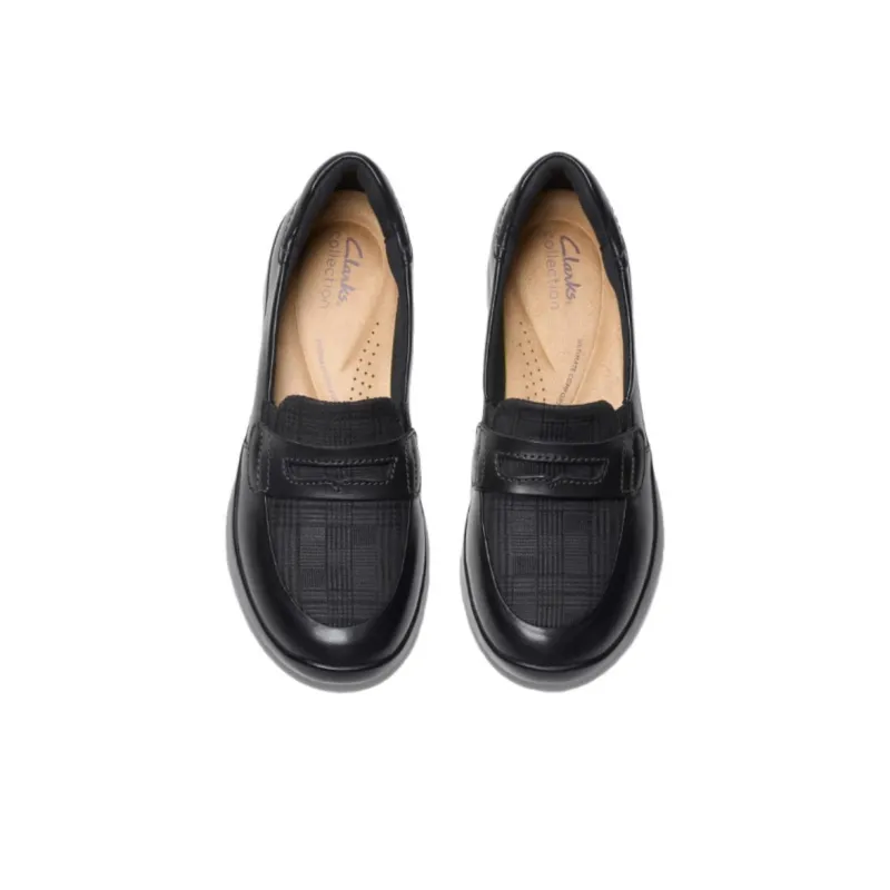 Clarks Loafers Unisex Black-3