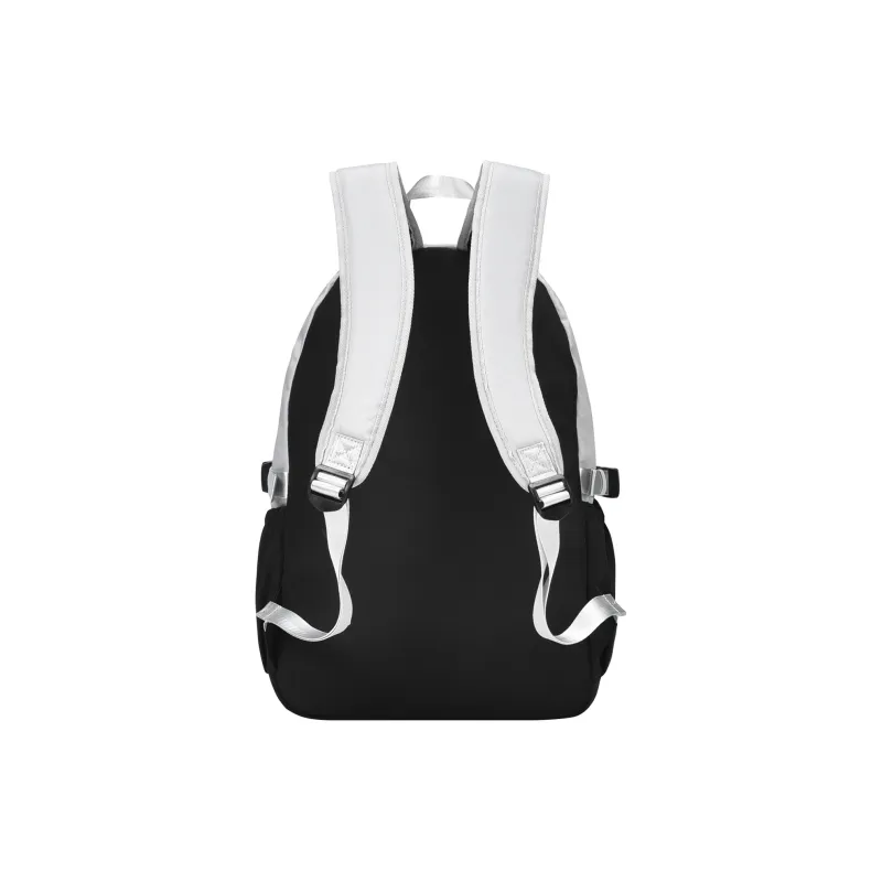 DRACONITE Polyester Student Backpack Regular Unisex White-2