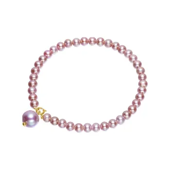 Heidi Freshwater Pearl G18K Gold Bracelet Genuine Product With A Gift For Mom Women's