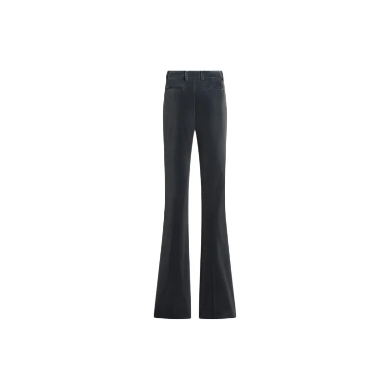 ETRO Flared Velvet Trousers-1