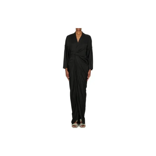 RICK OWENS Long-Sleeved Dresses Women's Black