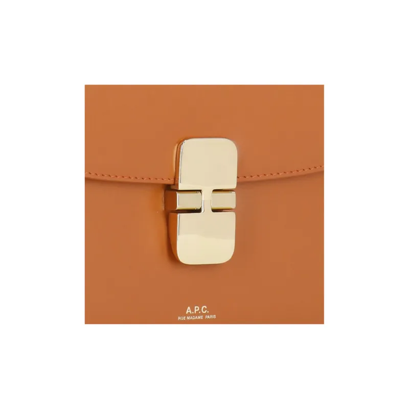 A.P.C Grace Logo Printed Small Shoulder Bag-3