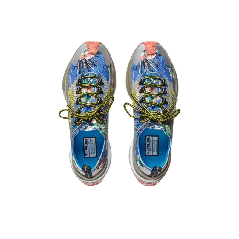 GUCCI Run Sneaker 'Marble And Floral'-3