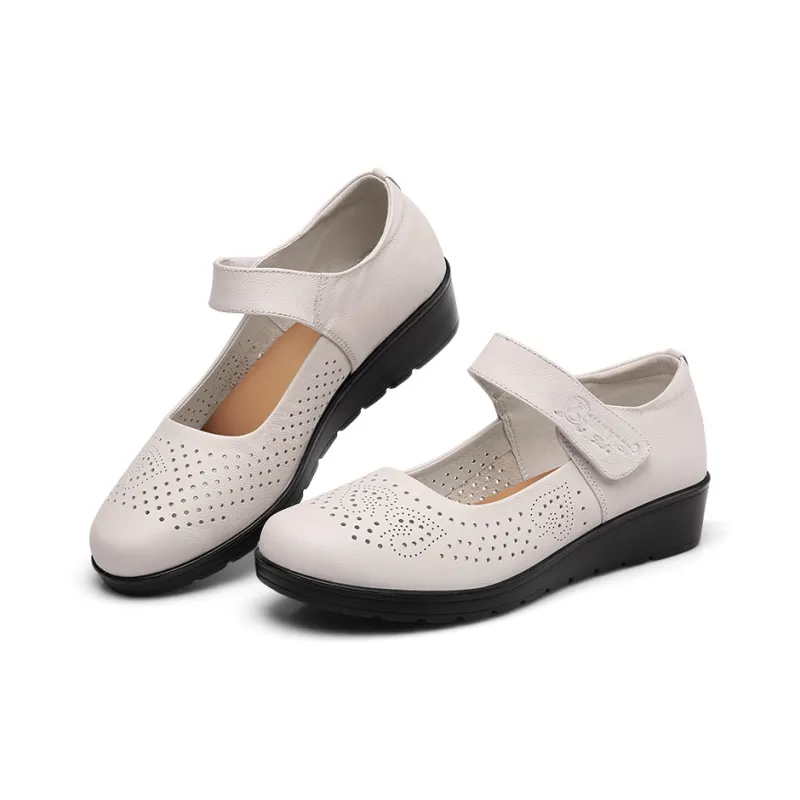 Strongman 3515 Women's Casual Shoes Black Beige White-7