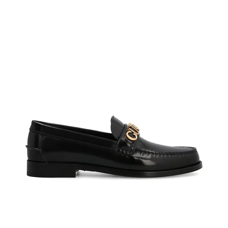 GUCCI Leather Loafers Black-1