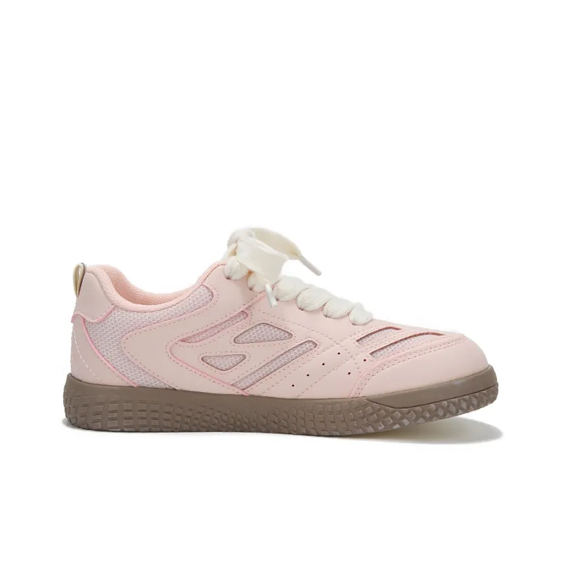 Binya Slip Resistant, Abrasion Resistant, Breathable Low Top Skateboard Shoes Women's Pink-1