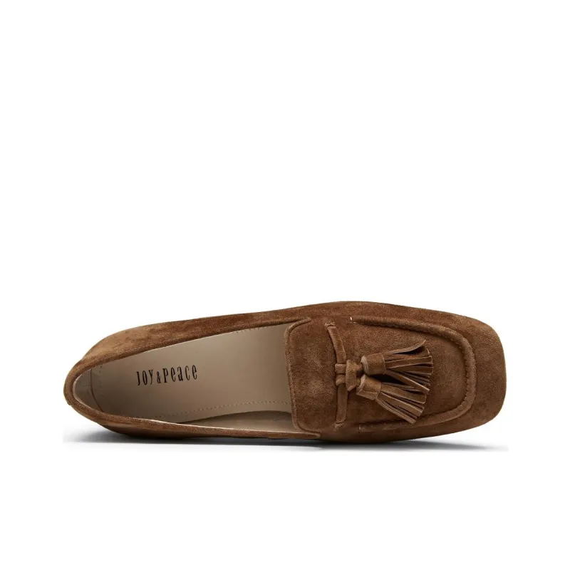 Joypeace Loafers Women's Brown/Gray-4