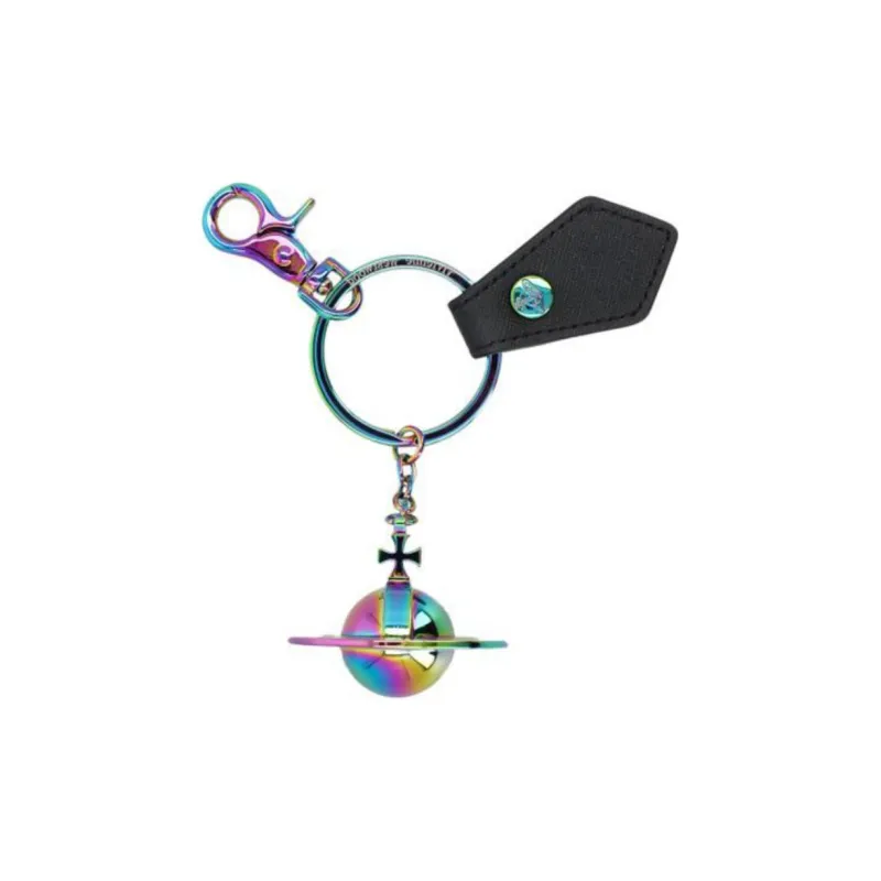Vivienne Westwood 3D Orb Iridescent Keyring-1