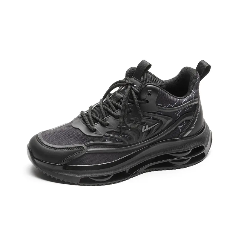 Warrior High Top Running Shoes Men's Black-1