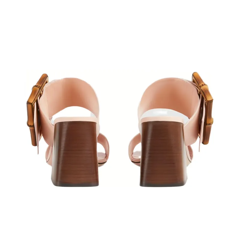 GUCCI Slide Slippers Women's Light Pink-4