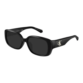 CALVIN KLEIN Irregular Shape Sunglasses Unisex Black