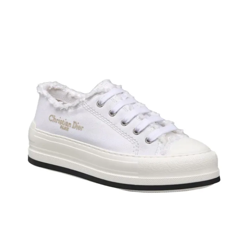 DIOR DIORIVIERA Low Top Skateboard Shoes Women's White-2