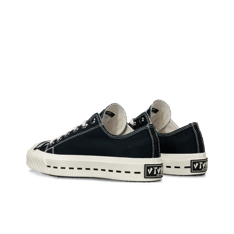 VTVN Mountaintop Summit Low Top Canvas Shoes Unisex Black White-3