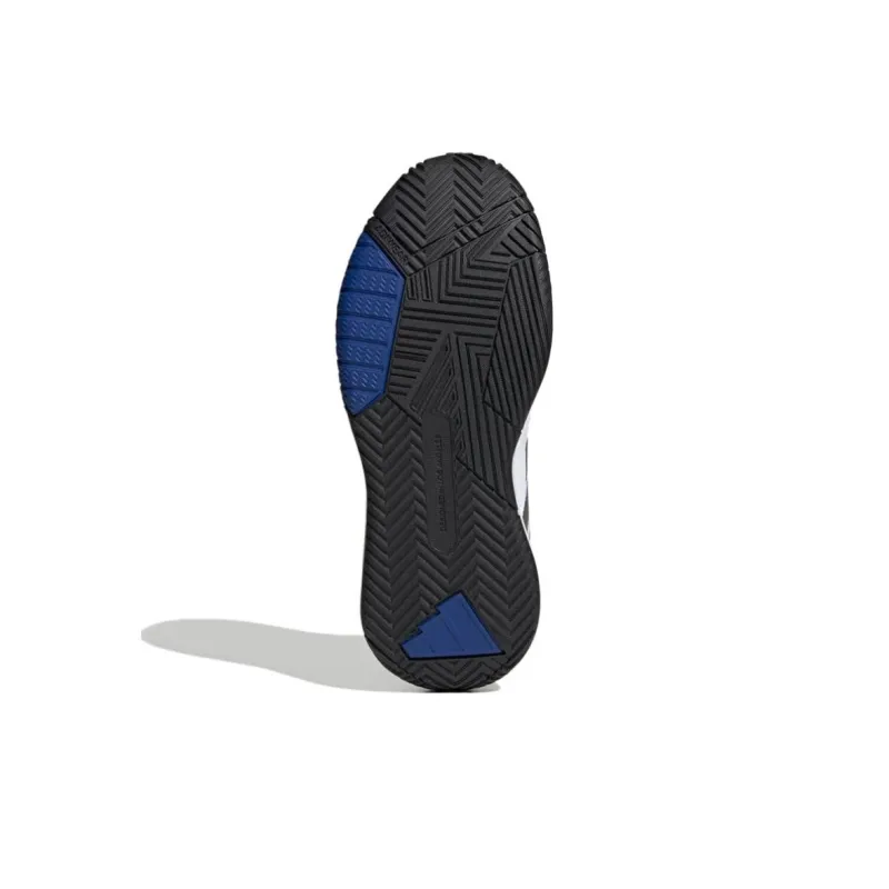 Adidas OwnTheGame Anti Slip And Wear Resistant Breathable Low Top Basketball Shoes Men's White Black-5