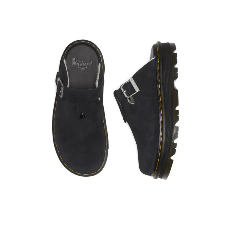 Dr.Martens Abrasion Resistant Wrap toe Slippers Unisex Black-4