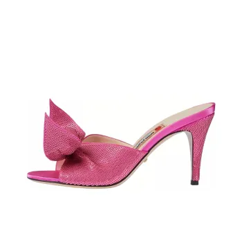 GUCCI Quick Dry Slide Slippers Women's Fuchsia Year Of The Rabbit Limited Edition