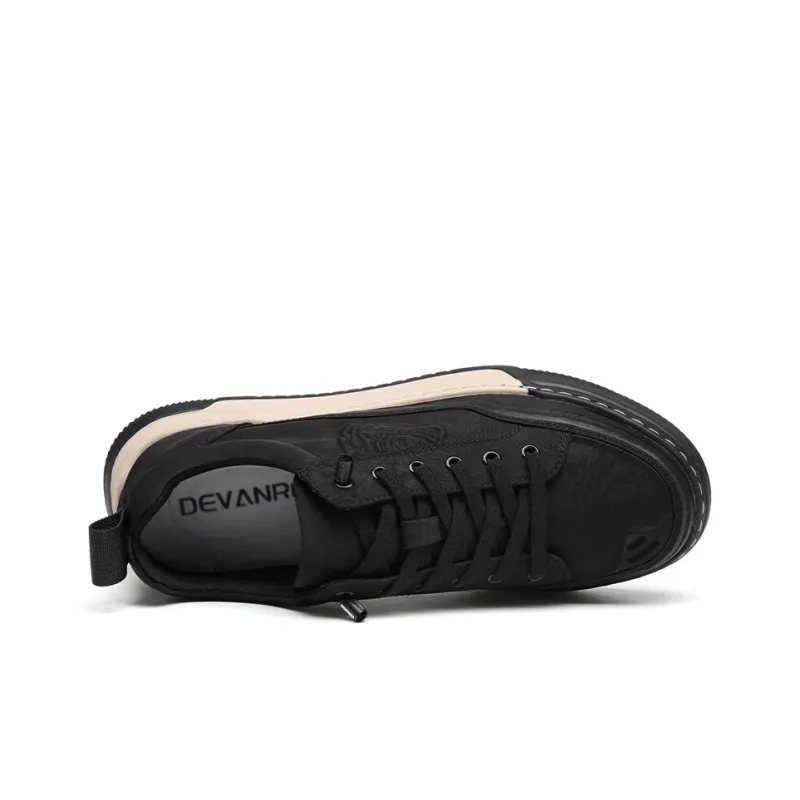 Devanro Moisture Wicking Wear Resistant Breathable Quick Drying Slip Resistant Low Top Canvas Shoes Men's-3