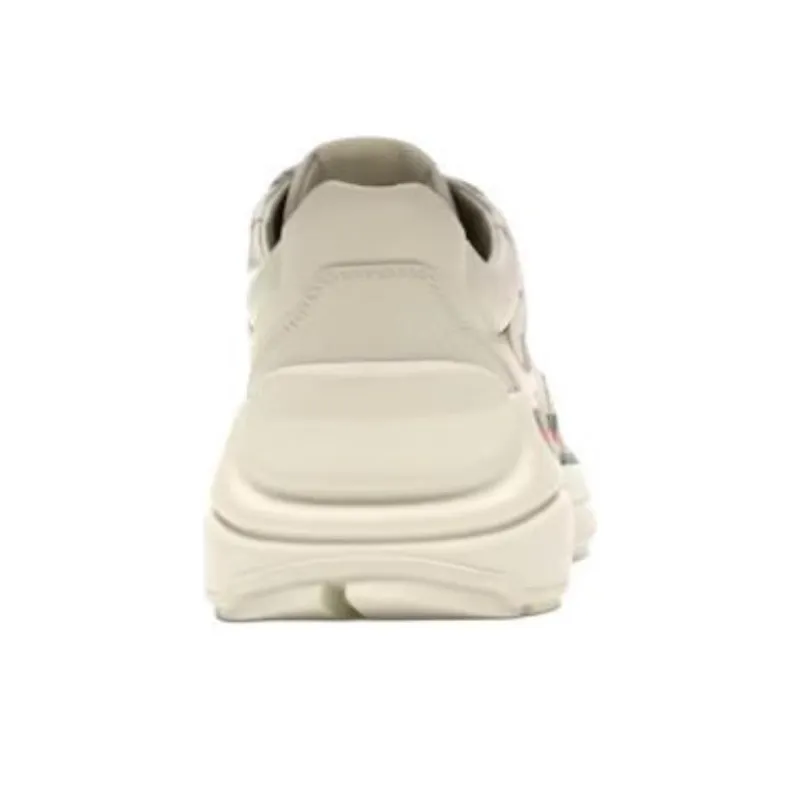 GUCCI Rhyton GUCCI Logo Leather Sneakers-4