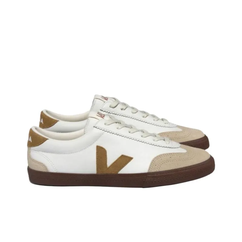 VEJA Volley Low Top Skateboard Shoes Unisex Gray White-2