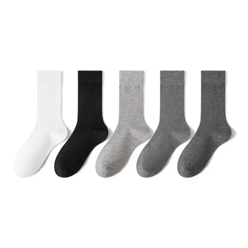 MIIOW Knee High Socks Men's 5 Pack