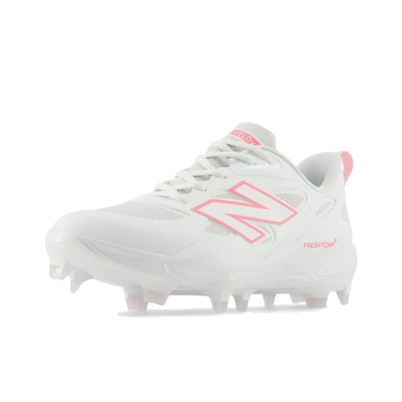 New Balance Fresh Foam Velo V4 Molded White Ultra Pink Women's-0