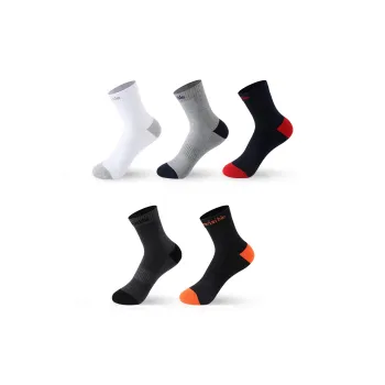 INVISIBLE Mid-Calf Socks Unisex 5 Pack