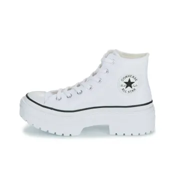 Chuck Taylor All Star Women's Converse Lugged Heel Platform High 'White Black' Women's