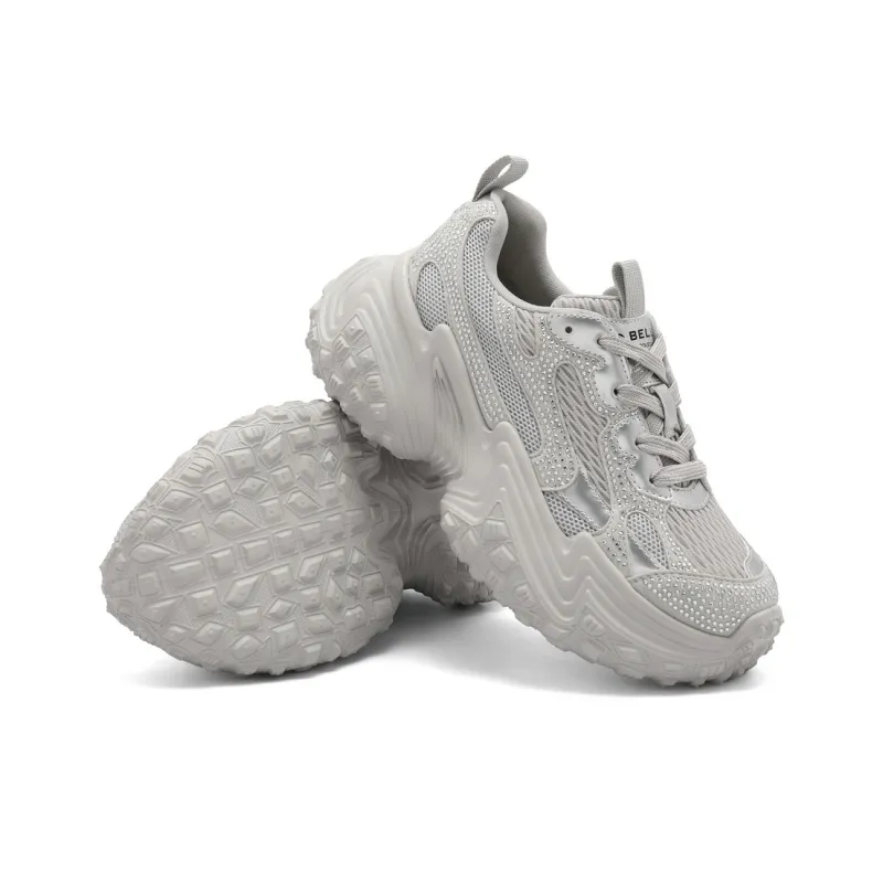 BELLE Anti-Slip And Wear-Resistant Lightweight Low-Top Chunky Sneakers Women's-9