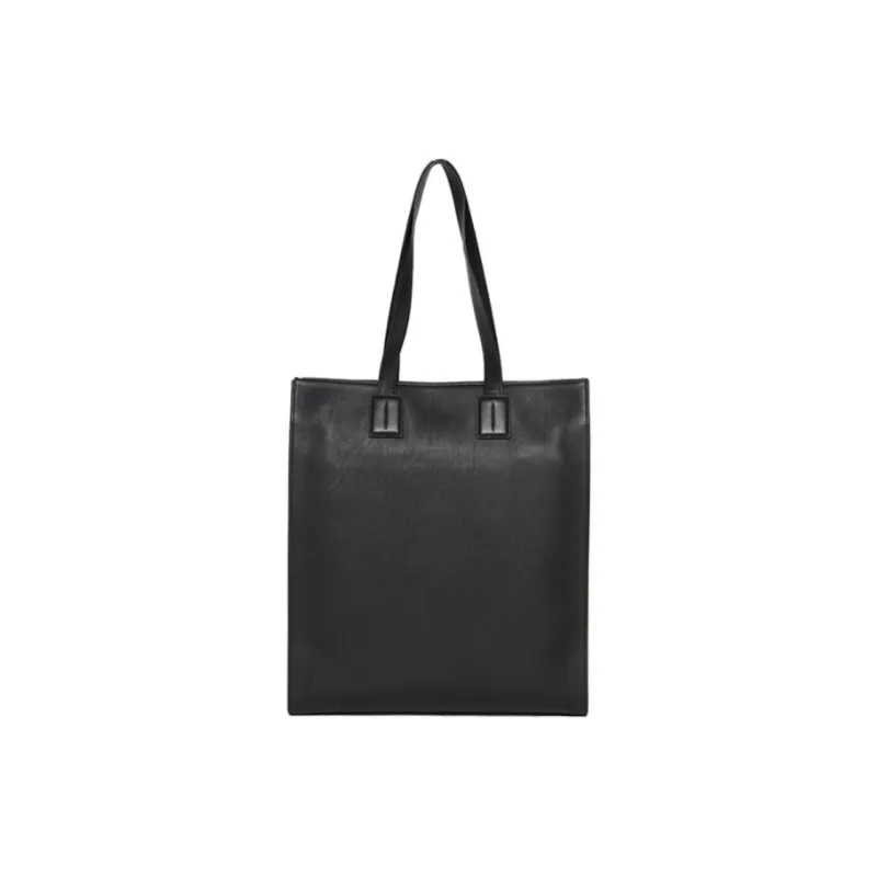 BALLY Cow Leather Tote Bag Shopping Bag Handbag Shoulder Bag Women's Black-3
