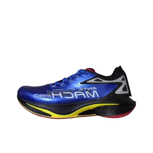 ANTA Running Shoes Men Low-Top Royal Blue