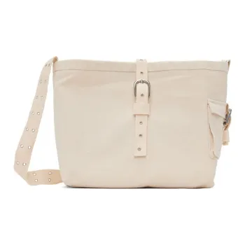 Gimaguas Cotton Patchwork Canvas Canvas Bag Crossbody Bag Shoulder Bag Regular Women's Beige
